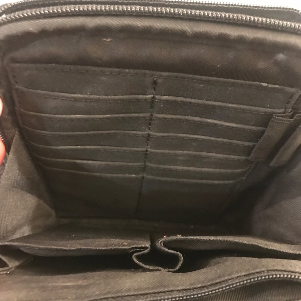 Fossil Black Leather Shoulder Purse / Crossbody Purse - Picture 5 of 8